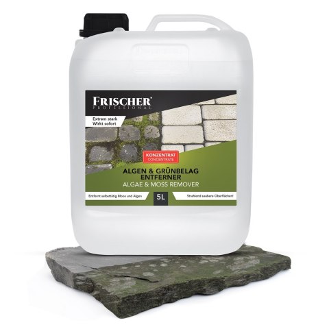 Płyn do usuwania mchu, glonów o zielonych nalotów Frischer 5l