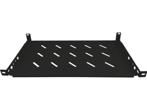Półka stała 19" 1U głęb. 280mm, czarna, 4 punkty mocowania ALANTEC Półka stała 19" 1U głęb. 280mm, czarna, 4 punkty mocowania ALANTEC