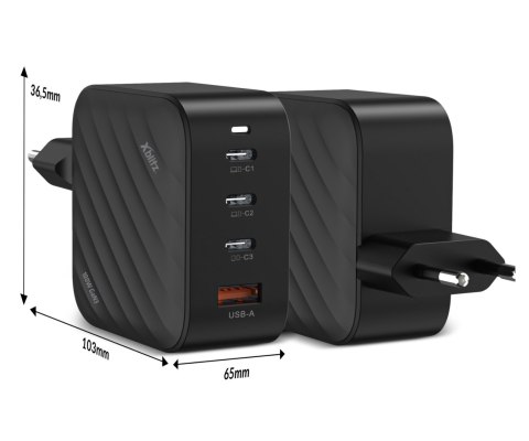ŁADOWARKA SIECIOWA USB XB-XC3 GaN3 Xblitz ŁADOWARKA SIECIOWA USB XB-XC3 GaN3 Xblitz