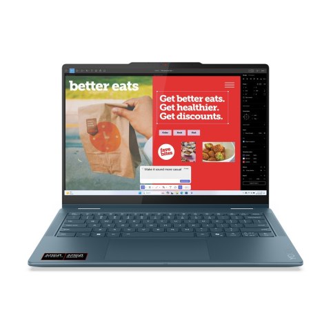 Lenovo Yoga 7 2-in-1 14AKP10 Ryzen AI 5 340 14" WUXGA OLED 400nits Glossy 60Hz 16GB LPDDR5x-7500 SSD512 Radeon 840M Graphics 70W Lenovo Yoga 7 2-in-1 14AKP10 Ryzen AI 5 340 14" WUXGA OLED 400nits Glossy 60Hz 16GB LPDDR5x-7500 SSD512 Radeon 840M Graphics 70W