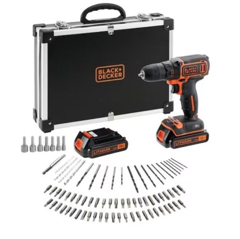 Wiertarko-wkrętarka 18V CDC18BAFC-QW BLACK+DECKER (WYPRZEDAŻ)