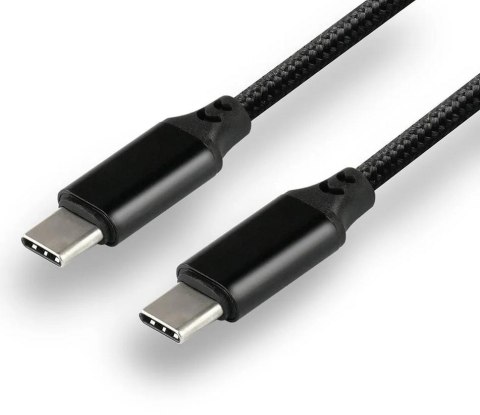 KABEL USB-C / USB-C everActive CBB-1PD5 100cm PD 100W 5A KABEL USB-C / USB-C everActive CBB-1PD5 100cm PD 100W 5A