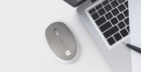 Mysz bezprzewodowa Natec Harrier 2 1600dpi Bluetooth biało-szary Mysz bezprzewodowa Natec Harrier 2 1600dpi Bluetooth biało-szary